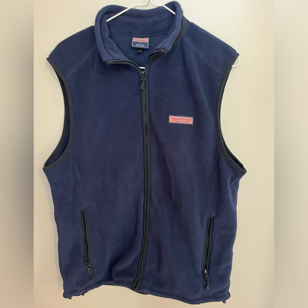 Vineyard Vines Harbor Fleece Vest - Size Small